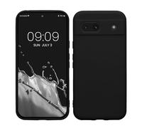 kwmobile Carcasa Compatible con Google Pixel 8a Funda - con Bordes elevados - Apto Carga inalámbrica - Negro Mate Mate