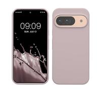 kwmobile Carcasa Compatible con Google Pixel 9 Funda - Funda Compatible con Google Pixel 9 Pro Case - Protector antigolpes de TPU y Silicona - Apto Carga inalámbrica - Nube Violeta