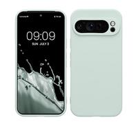 kwmobile Carcasa Compatible con Google Pixel 9 Pro Funda - con Bordes elevados - Apto Carga inalámbrica - Menta Cool Mate