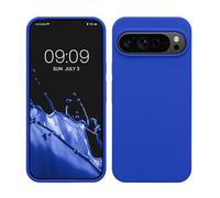 kwmobile Carcasa Compatible con Google Pixel 9 Pro XL Funda - Case TPU y Silicona antigolpes - Apto Carga inalámbrica - Azul báltico