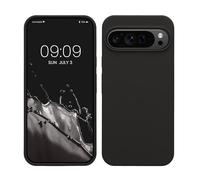 kwmobile Carcasa Compatible con Google Pixel 9 Pro XL Funda - Case TPU y Silicona antigolpes - Apto Carga inalámbrica - Negro Mate