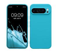 kwmobile Carcasa Compatible con Google Pixel 9 Pro XL Funda - con Bordes elevados - Apto Carga inalámbrica - Glaciar Cool Mate