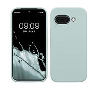 kwmobile Carcasa Compatible con Google Pixel 9a Funda - Case TPU y Silicona antigolpes - Apto Carga inalámbrica - Menta Cool