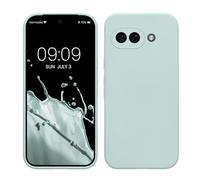 kwmobile Carcasa Compatible con Google Pixel 9a Funda - con Bordes elevados - Apto Carga inalámbrica - Menta Cool Mate