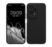 kwmobile Carcasa Compatible con Honor 200 Lite Funda - con Bordes elevados - Apto Carga inalámbrica - Negro Mate Mate