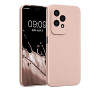 kwmobile Carcasa Compatible con Honor 200 Lite Funda - Funda Ultrafina de TPU con Bordes elevados - Oro Rosa Metalizado