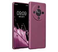 kwmobile Carcasa Compatible con Honor Magic6 Lite / X9b Funda - Funda Ultrafina de TPU con Bordes elevados - Lavanda Metalizado