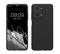kwmobile Carcasa Compatible con Honor X7a Funda - con Bordes elevados - Apto Carga inalámbrica - Negro Mate Mate