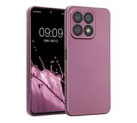 kwmobile Carcasa Compatible con Honor X8a Funda - Funda Ultrafina de TPU con Bordes elevados - Lavanda Metalizado