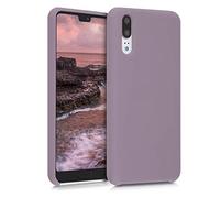 kwmobile Carcasa Compatible con Huawei P20 Funda - Case TPU y Silicona antigolpes - Apto Carga inalámbrica - violteta Ciruela