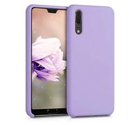 kwmobile Carcasa Compatible con Huawei P20 Funda - Case TPU y Silicona antigolpes - Apto Carga inalámbrica - Lila