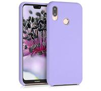 kwmobile Carcasa Compatible con Huawei P20 Lite Funda - Case TPU y Silicona antigolpes - Apto Carga inalámbrica - Lila