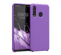 kwmobile Carcasa Compatible con Huawei P30 Lite Funda - Case TPU y Silicona antigolpes - Apto Carga inalámbrica - Malva Claro