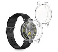 kwmobile Carcasa Compatible con Huawei Watch GT4 41mm Funda - 2X Protector Pantalla Completo - Ultrafino y antigolpes - Transparente