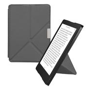 kwmobile Carcasa Compatible con Kobo Aura Edition 2 Funda con Soporte - Funda y Tapa con Cierre magnéetico - Antracita