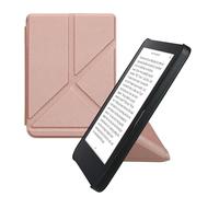 kwmobile Carcasa Compatible con Kobo Clara 2E Funda con Soporte - Funda y Tapa con Cierre magnéetico - Oro Rosa