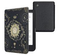 kwmobile Carcasa Compatible con Kobo Clara 2E Funda - Funda con Tapa y Cierre magnético de Cuero sintético - Figuras del Tarot