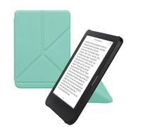 kwmobile Carcasa Compatible con Kobo Clara BW/Colour Funda con Soporte - Funda con Origami y Tapa con Cierre magnéetico - Menta