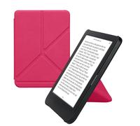 kwmobile Carcasa Compatible con Kobo Clara BW/Colour Funda con Soporte - Funda y Tapa con Cierre magnéetico - Rosa neón