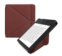 kwmobile Carcasa Compatible con Kobo Libra 2 Funda con Soporte - Funda y Tapa con Cierre magnéetico - Ocre Oscuro
