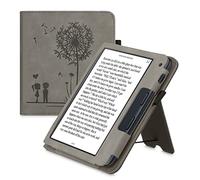 kwmobile Carcasa Compatible con Kobo Libra 2 Funda - Funda con Stand Agarre de Mano y Tarjetero - niños y Diente león