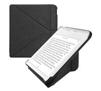 kwmobile Carcasa Compatible con Kobo Libra Colour Funda con Soporte - Funda y Tapa con Cierre magnéetico - Negro