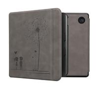 kwmobile Carcasa Compatible con Kobo Libra Colour Funda - Funda con Tapa magnética de Cuero sintético - Gris