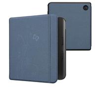 kwmobile Carcasa Compatible con Kobo Libra Colour Funda - Funda con Tapa y Cierre magnético de Cuero sintético - Flores y Mariposas