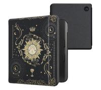 kwmobile Carcasa Compatible con Kobo Libra Colour Funda - Funda con Tapa y Cierre magnético de Cuero sintético - Figuras del Tarot