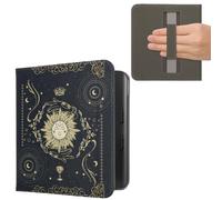 kwmobile Carcasa Compatible con Kobo Libra Colour Funda - Funda e-Book con Solapa y Correa de Mano - Figuras del Tarot