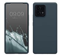 kwmobile Carcasa Compatible con Motorola Edge 40 Pro/Edge+ (2023) Funda - Case TPU y Silicona antigolpes - Apto Carga inalámbrica - Pizarra Oscura