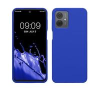 kwmobile Carcasa Compatible con Motorola Moto G14 Funda - Case TPU y Silicona antigolpes - Apto Carga inalámbrica - Azul báltico