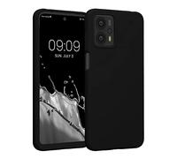 kwmobile Carcasa Compatible con Motorola Moto G23 / Moto G13 Funda - Case TPU y Silicona antigolpes - Apto Carga inalámbrica - Negro