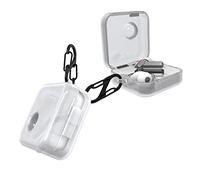 kwmobile Carcasa Compatible con Nothing Ear (1) Funda - Funda de Silicona antigolpes con mosquetón - Transparente