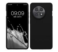 kwmobile Carcasa Compatible con OnePlus 13R Funda - Case TPU y Silicona antigolpes - Apto Carga inalámbrica - Negro