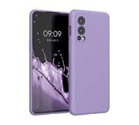 kwmobile Carcasa Compatible con OnePlus Nord 2 5G Funda - Case TPU y Silicona antigolpes - Apto Carga inalámbrica - Lavanda
