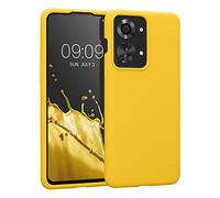 kwmobile Carcasa Compatible con OnePlus Nord 2T 5G Funda - Case TPU y Silicona antigolpes - Apto Carga inalámbrica - Amarillo chillón