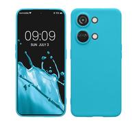 kwmobile Carcasa Compatible con OnePlus Nord 3 5G Funda - con Bordes elevados - Apto Carga inalámbrica - Glaciar Cool Mate