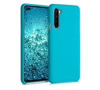 kwmobile Carcasa Compatible con OnePlus Nord Funda - Case TPU y Silicona antigolpes - Apto Carga inalámbrica - Glaciar Cool
