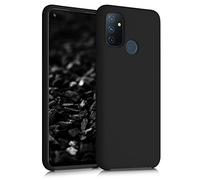 kwmobile Carcasa Compatible con OnePlus Nord N100 Funda - Case TPU y Silicona antigolpes - Apto Carga inalámbrica - Negro