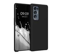 kwmobile Carcasa Compatible con OPPO Find X3 Neo Funda - Case TPU y Silicona antigolpes - Apto Carga inalámbrica - Negro