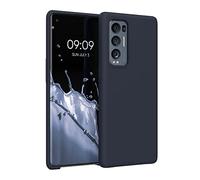 kwmobile Carcasa Compatible con OPPO Find X3 Neo Funda - Case TPU y Silicona antigolpes - Apto Carga inalámbrica - Azul turquí