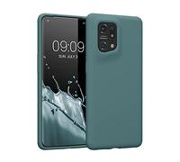 kwmobile Carcasa Compatible con OPPO Find X5 (5G) Funda - Case TPU y Silicona antigolpes - Apto Carga inalámbrica - Noche ártica