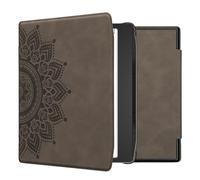 kwmobile Carcasa Compatible con Pocketbook Era/Era Color/Era Lite Funda - Funda con Tapa magnética de Cuero sintético - Gris