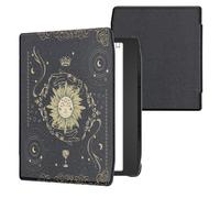 kwmobile Carcasa Compatible con Pocketbook Era/Era Color/Era Lite Funda - Funda con Tapa y Cierre magnético de Cuero sintético - Figuras del Tarot