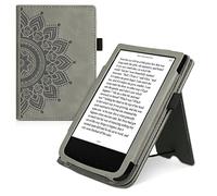 kwmobile Carcasa Compatible con Pocketbook Touch Lux 4/5/HD 3/Color 2020/ Vivlio Lux 5 Funda - Funda con Stand Agarre de Mano y Tarjetero - Sol Naciente