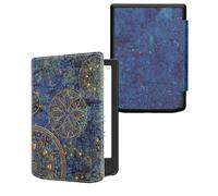 kwmobile Carcasa Compatible con Pocketbook Verse/Verse Lite/Verse Pro/Color/Vivlio Light/Light HD Funda - Funda con Tapa y Cierre magnético de Cuero sintético - Mandalas