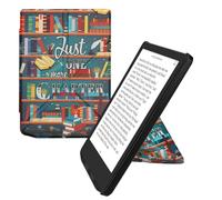 kwmobile Carcasa Compatible con Pocketbook Verse/Verse Pro/Verse Color/Vivlio Light/Light HD - Funda magnética de Origami para e-Book - Solo un capítulo más Multicolor