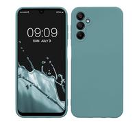 kwmobile Carcasa Compatible con Samsung Galaxy A14 5G Funda - con Bordes elevados - Apto Carga inalámbrica - Noche ártica Mate