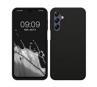kwmobile Carcasa Compatible con Samsung Galaxy A16 5G Funda - Case TPU y Silicona antigolpes - Apto Carga inalámbrica - Negro